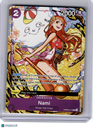 2026 One Piece—Nami #PRB02-12 Welcome Pack Vol. 1—Rare Foil