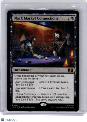 2026 MagicTG—Black Market Connections #155 Commander: Marvel Super Heroes—Rare