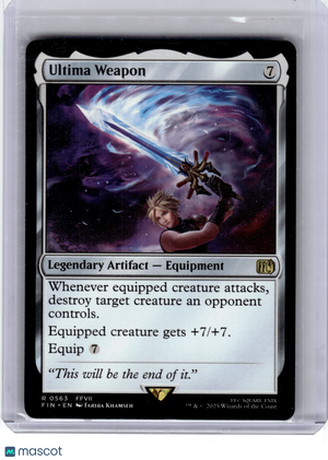 2025 Magic: The Gathering—Ultima Weapon #563 Final Fantasy—Rare