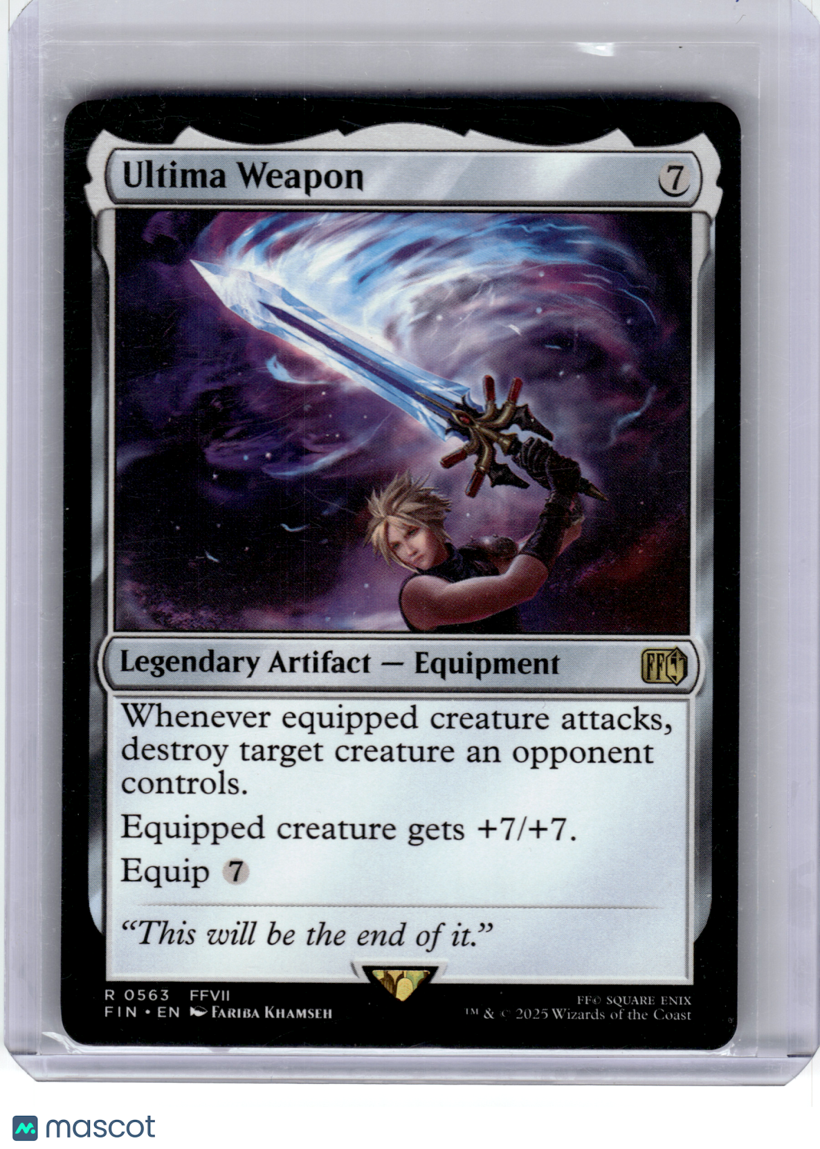 2025 Magic: The Gathering—Ultima Weapon #563 Final Fantasy—Rare