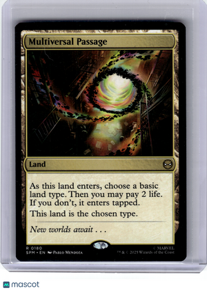 2025 Magic: The Gathering—Multiversal Passage #180 Marvel's Spider-Man—Rare
