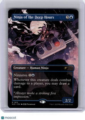 2025 MagicTG—Ninja of the Deep Hours #1912 Secret Lair Drop Series—Rare Non-Foil