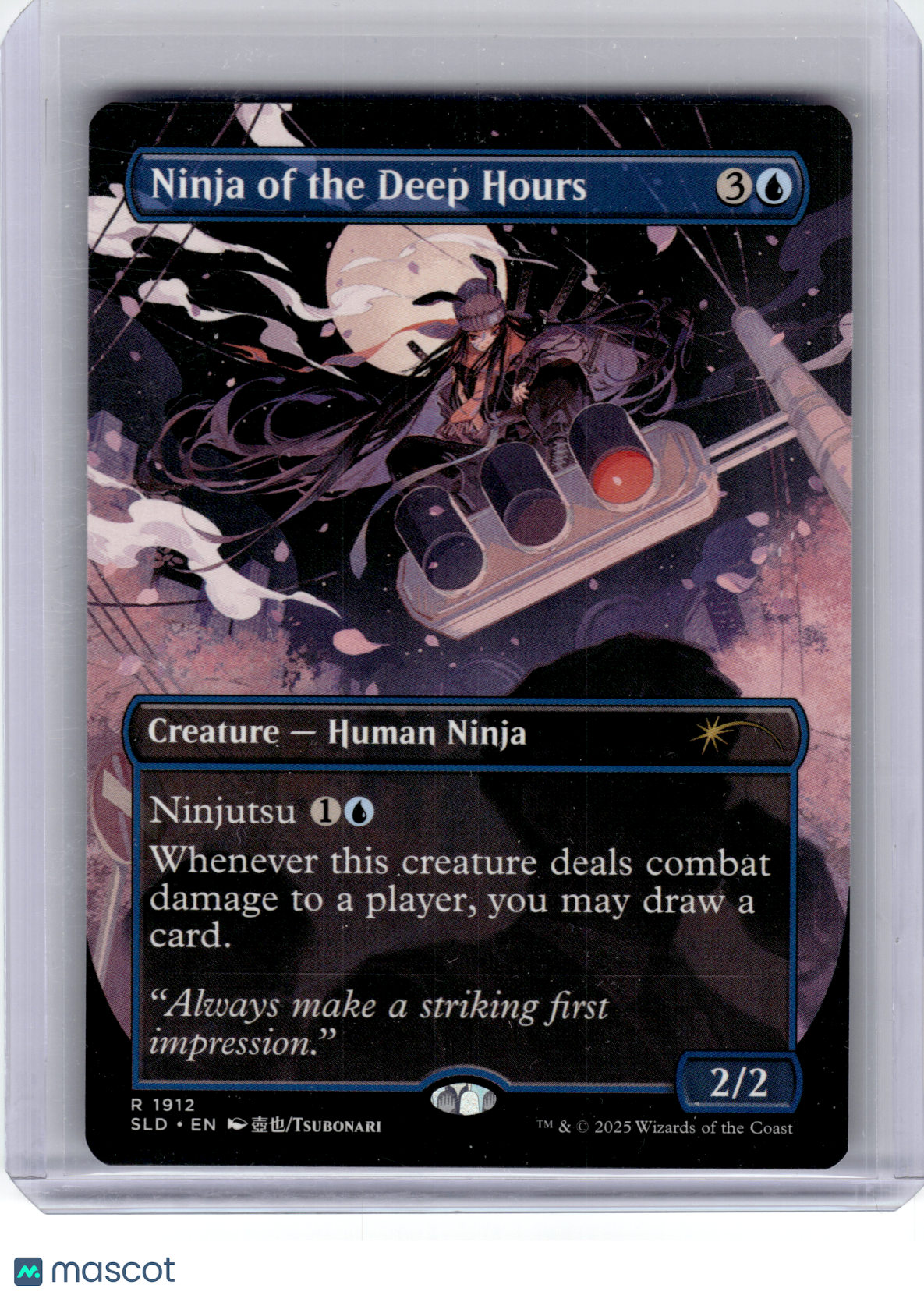 2025 MagicTG—Ninja of the Deep Hours #1912 Secret Lair Drop Series—Rare Non-Foil