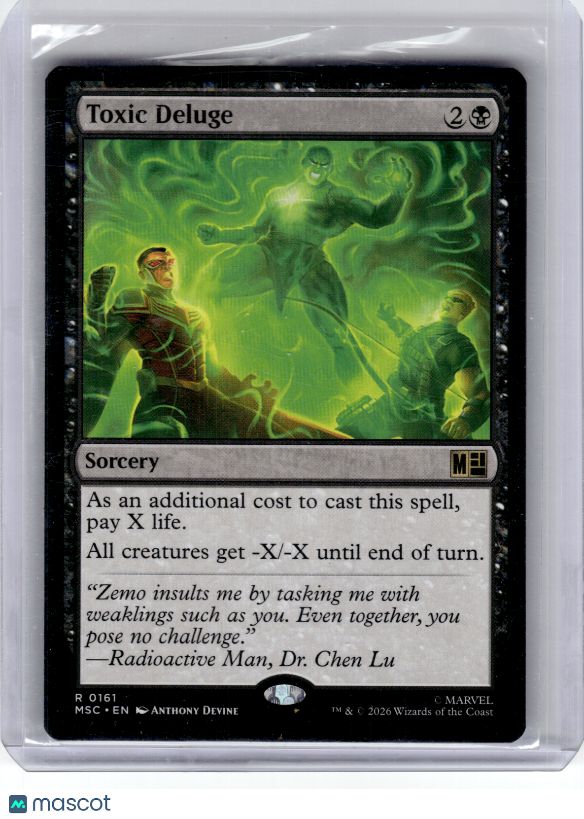 2026 MagicTG—Toxic Deluge #161 Commander: Marvel Super Heroes—Rare Non-Foil