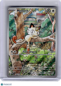 2025 Pokemon—Meowth #106 Phantasmal Flames—Illustration Rare Holo