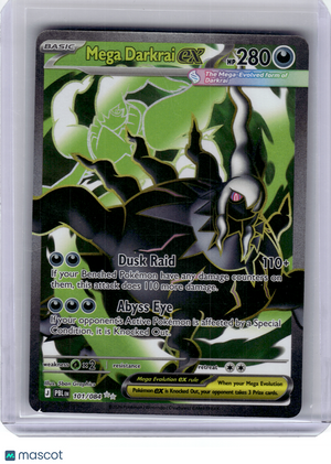 2026 Pokemon—Mega Darkrai ex #101 Pitch Black—Ultra Rare Holo