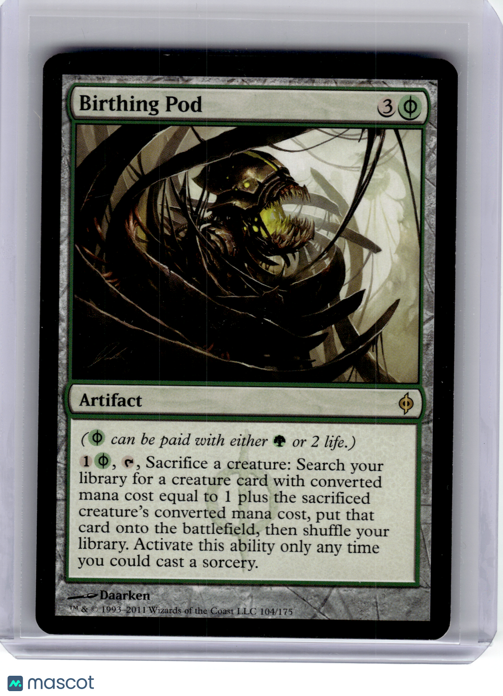 2011 Magic: The Gathering—Birthing Pod #104 New Phyrexia—Rare Nonfoil [MP]