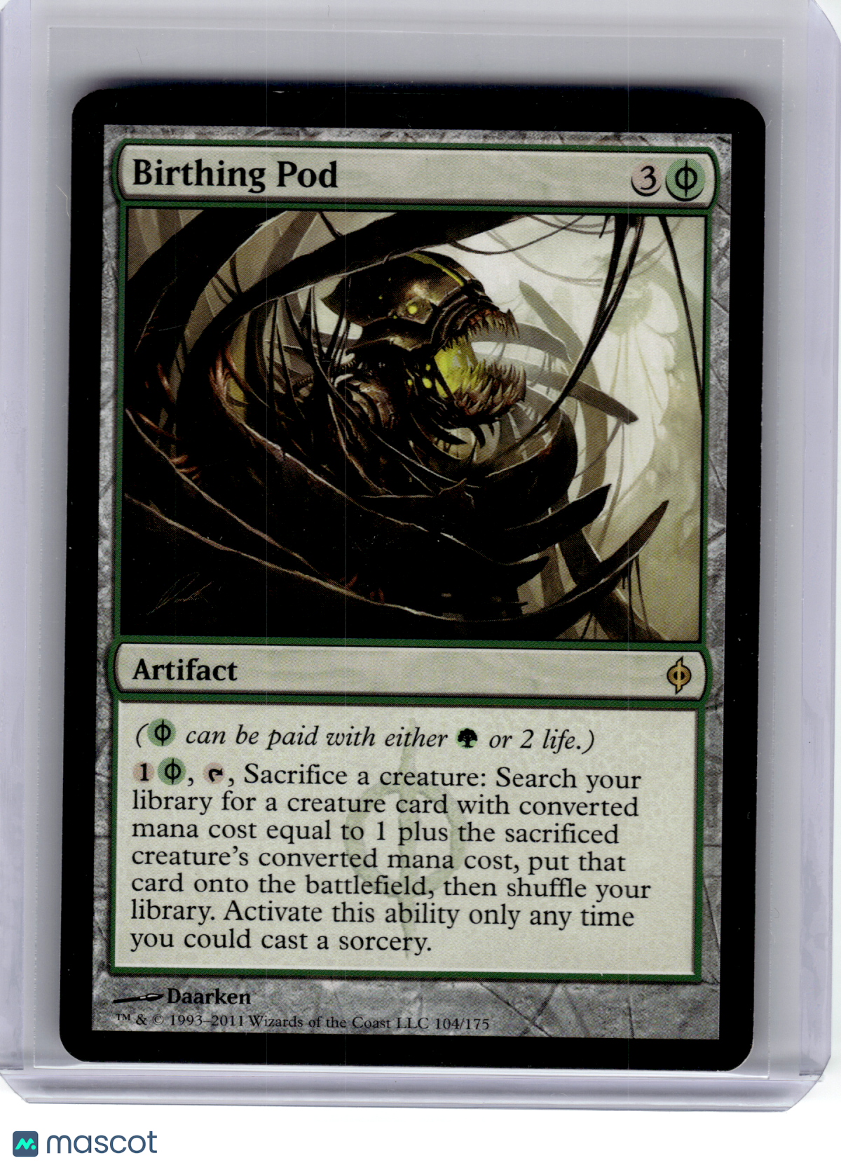 2011 Magic: The Gathering—Birthing Pod #104 New Phyrexia—Rare Nonfoil [MP]