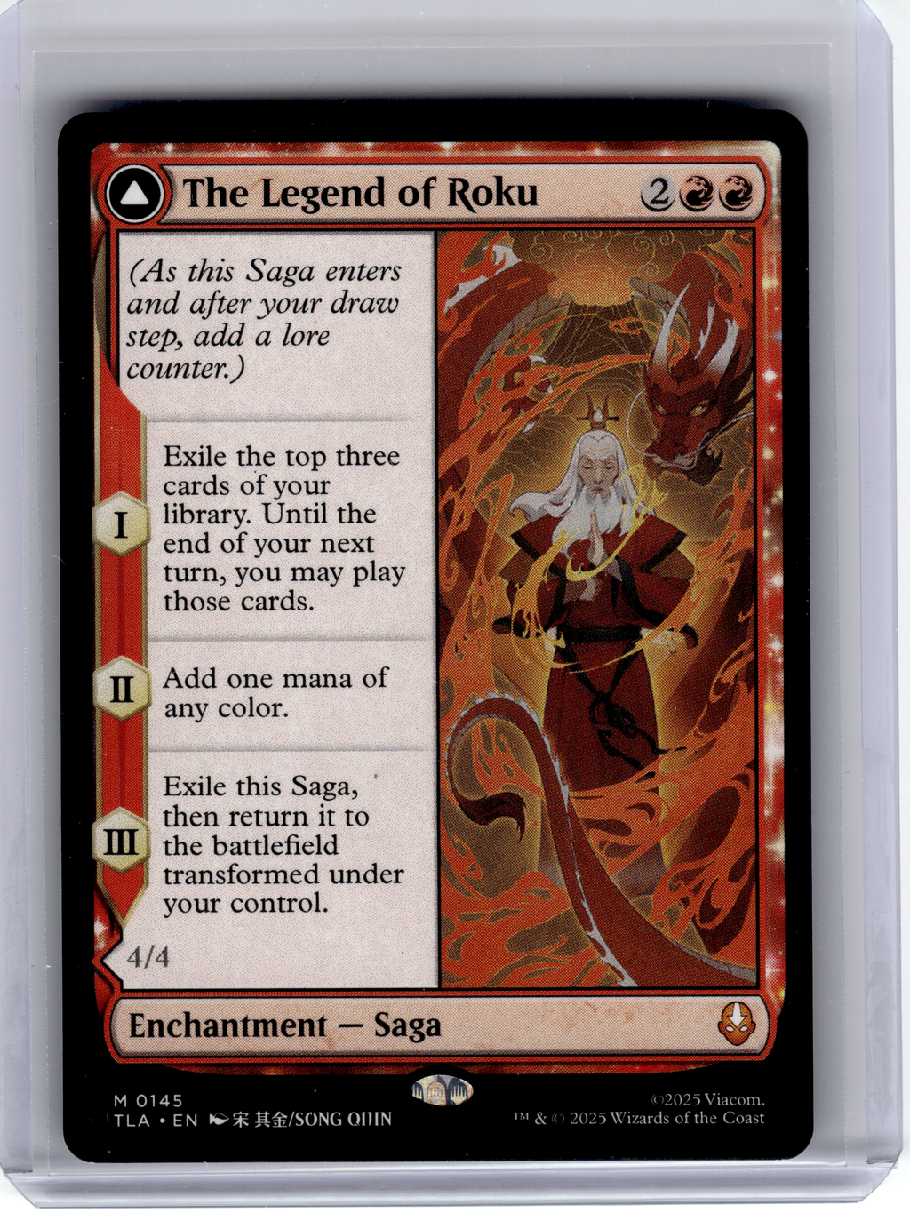 2025 Magic: TG—Avatar Roku // The Legend of Roku #145 TLA—Mythic Nonfoil