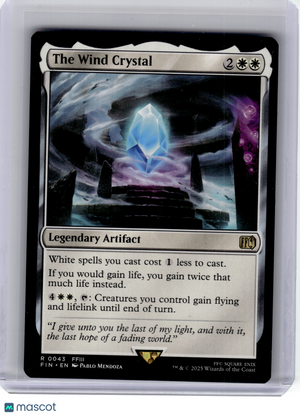 2025 Magic: The Gathering—The Wind Crystal #43 FINAL FANTASY—Rare Nonfoil
