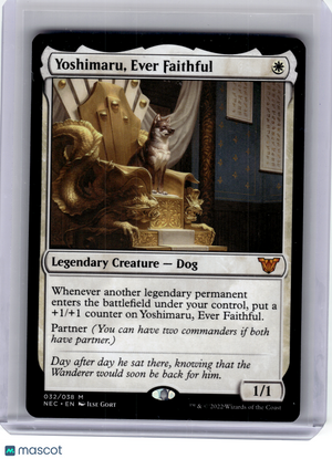 2022 Magic: The Gathering—Yoshimaru, Ever Faithful #32 NEC—Mythic Nonfoil