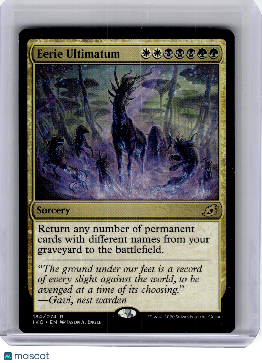 2020 Magic: TG—Eerie Ultimatum #184 Ikoria: Lair of Behemoths—Rare Nonfoil