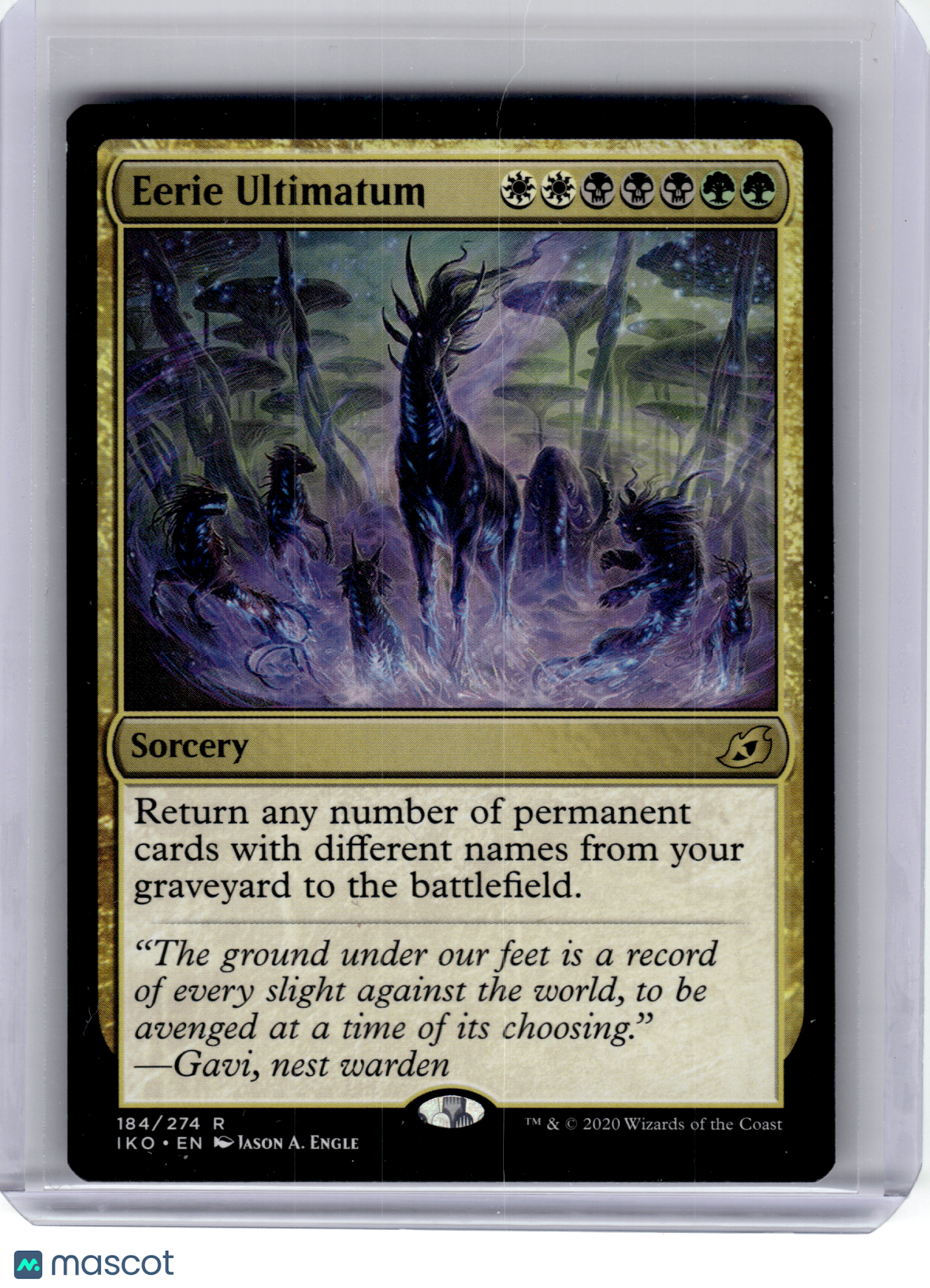 2020 Magic: TG—Eerie Ultimatum #184 Ikoria: Lair of Behemoths—Rare Nonfoil