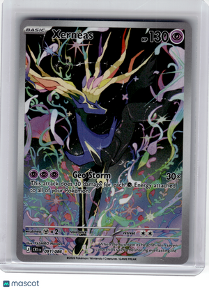 2026 Pokemon—Xerneas #91 Chaos Rising—Illustration Rare Holo