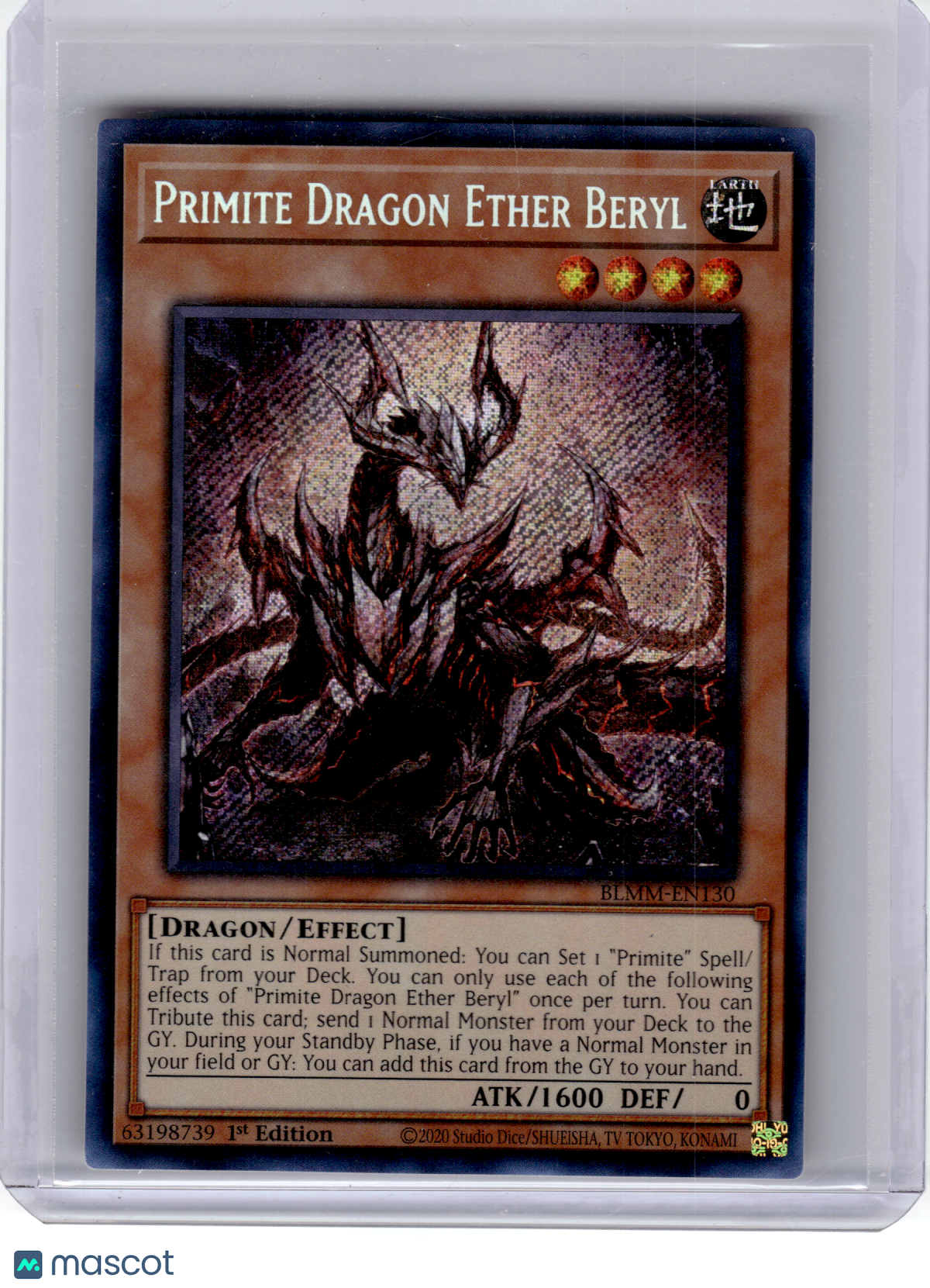2025 Yu-Gi-Oh!—Primite Dragon Ether Beryl #BLMM-EN130 BLMM—SR Foil (1st Edition)