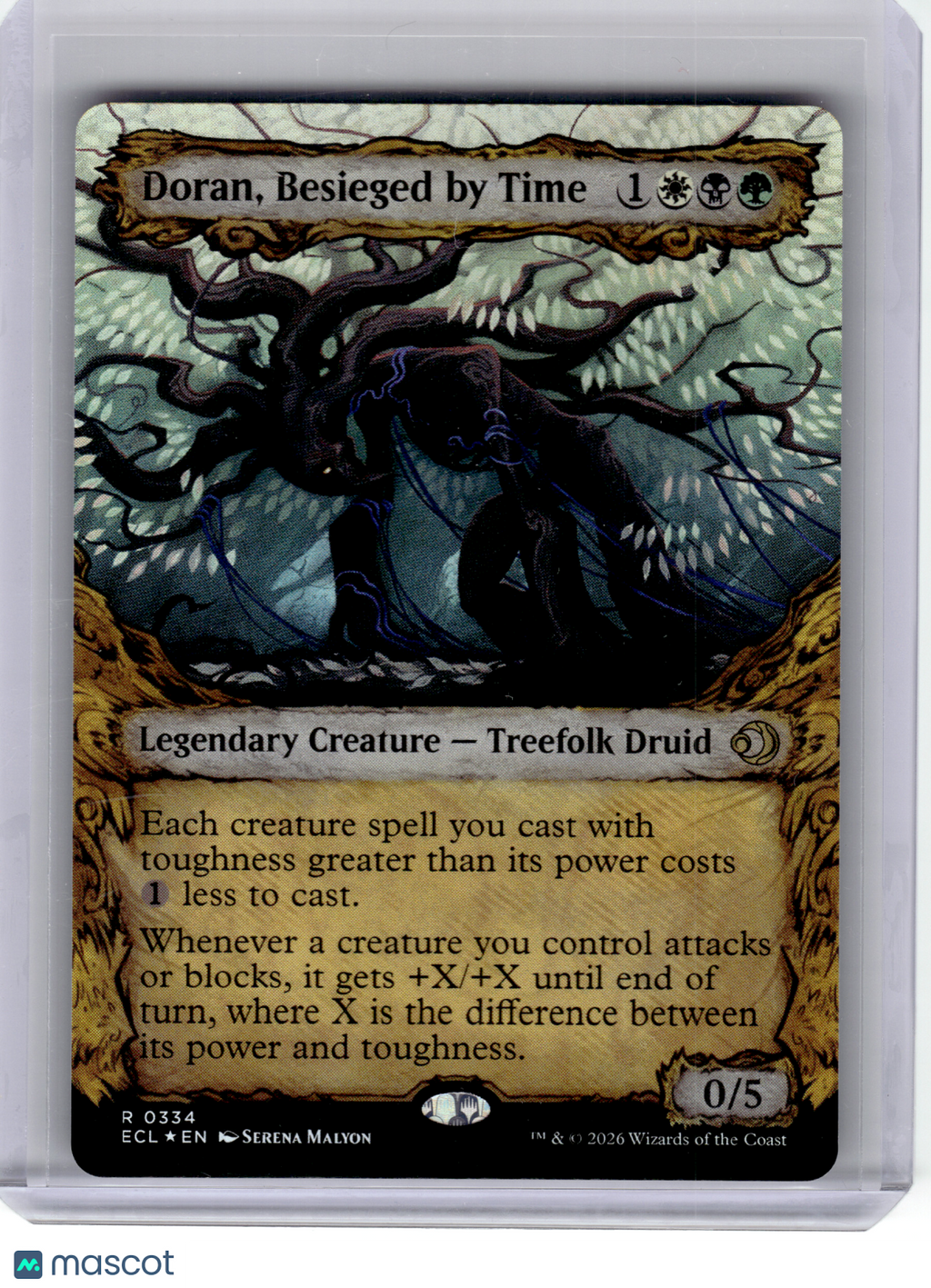 2026 Magic: TG—Doran, Besieged by Time #334 Lorwyn Eclipsed—Rare Foil (Showcase)