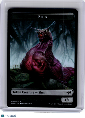 2021 Magic: The Gathering—Slug Token #6 Innistrad: Crimson Vow—Token Foil