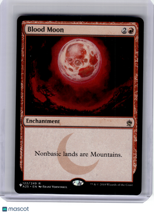 2020 Magic: The Gathering—Blood Moon #122 The List Reprints—Rare Nonfoil