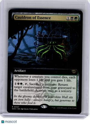 2026 MTG—Cauldron of Essence #347 Secrets of Strixhaven—Rare Nonfoil (Ext Art)