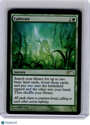 2011 Magic: The Gathering—Cultivate #8 Friday Night Magic Promos—Promo Foil