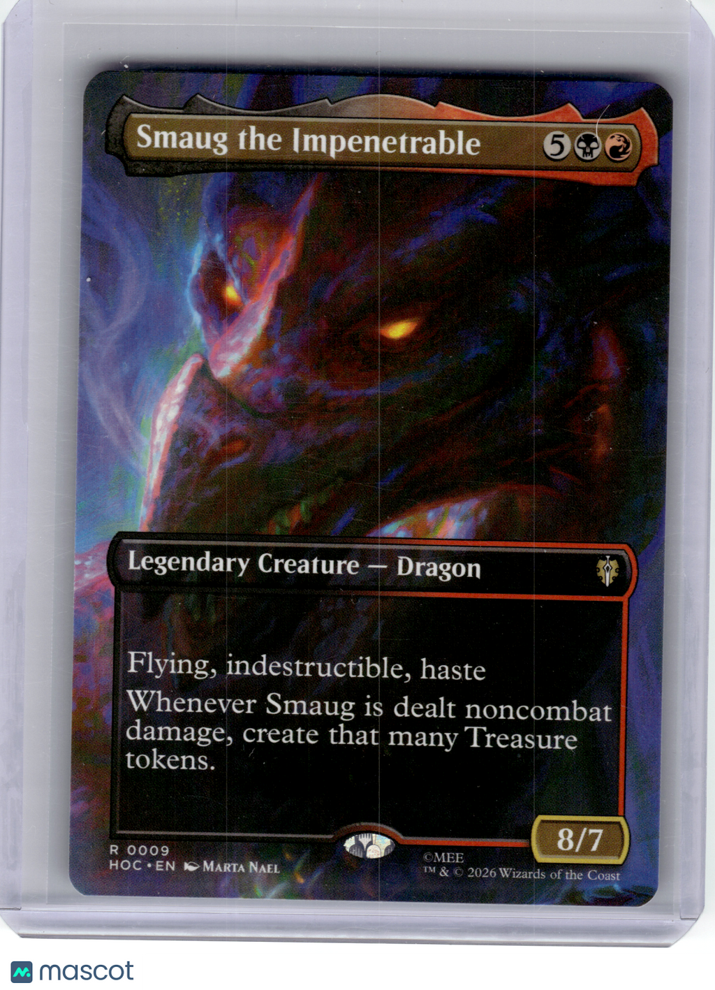 2026 Magic: The Gathering—Smaug the Impenetrable (Borderless) #9 HOC—R Non-Foil