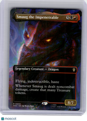 2026 Magic: The Gathering—Smaug the Impenetrable (Borderless) #9 HOC—R Non-Foil