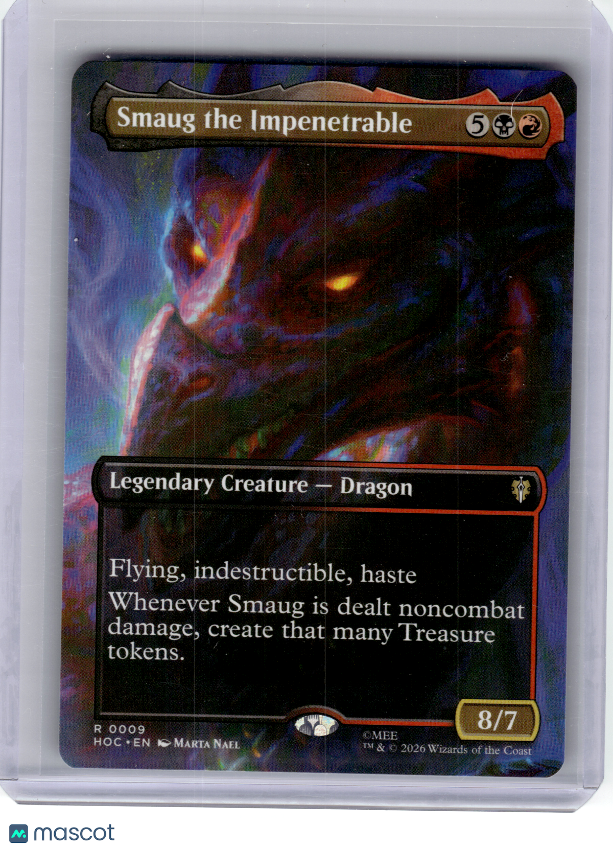 2026 Magic: The Gathering—Smaug the Impenetrable (Borderless) #9 HOC—R Non-Foil