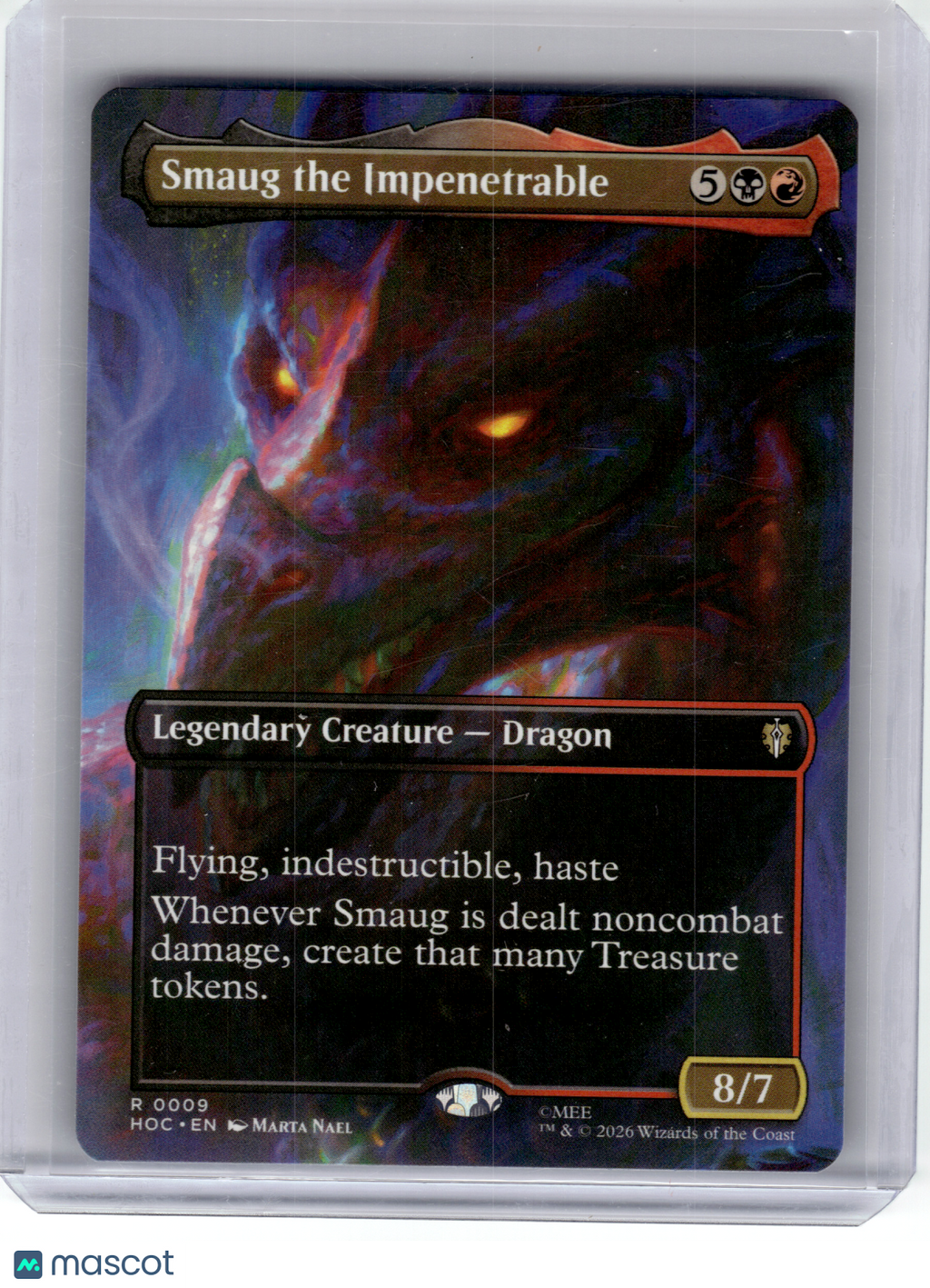 2026 Magic: The Gathering—Smaug the Impenetrable (Borderless) #9 HOC—R Non-Foil