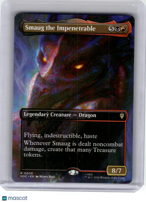 2026 Magic: The Gathering—Smaug the Impenetrable (Borderless) #9 HOC—R Non-Foil