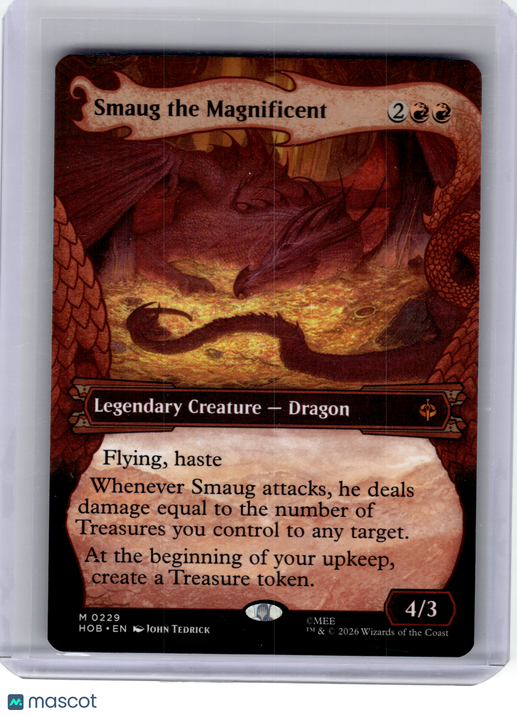 2026 MagicTG—Smaug the Magnificent (Showcase) #229 The Hobbit—Mythic Non-Foil