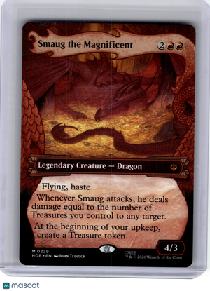 2026 MagicTG—Smaug the Magnificent (Showcase) #229 The Hobbit—Mythic Non-Foil