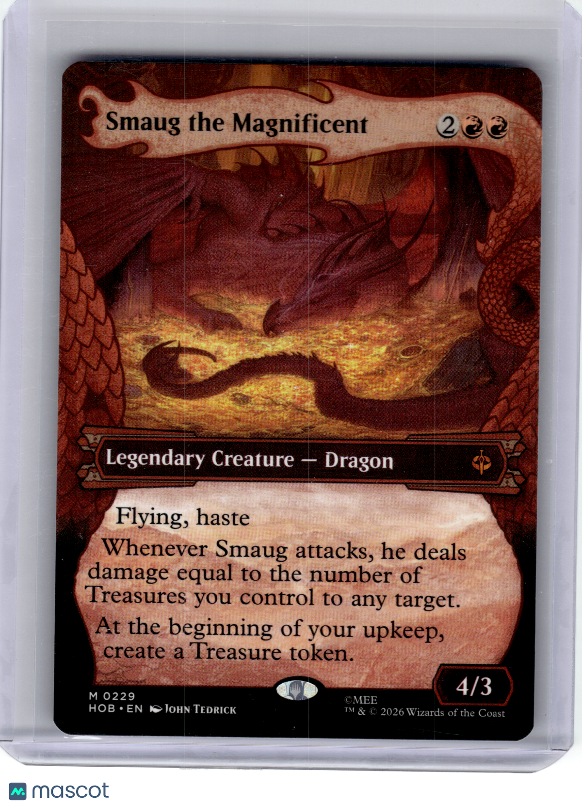 2026 MagicTG—Smaug the Magnificent (Showcase) #229 The Hobbit—Mythic Non-Foil