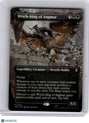 2026 Magic: The Gathering—Witch-king of Angmar (Borderless) #20 HOC—M Non-Foil