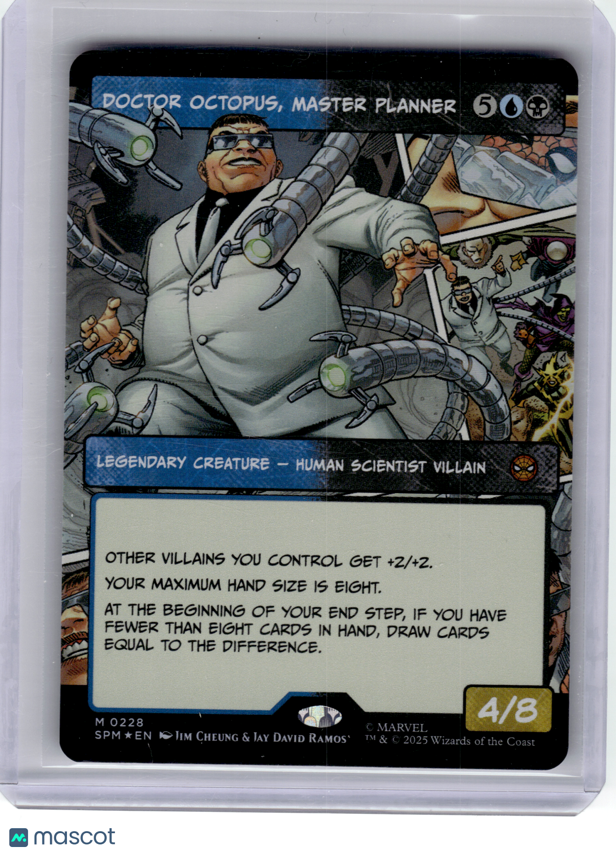 2025 MagicTG—Doctor Octopus, Master Planner (Borderless) #228 SPM—Mythic Foil