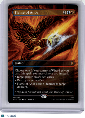 2026 Magic: The Gathering—Flame of Anor (Borderless) #31 HOC—Mythic Non-Foil