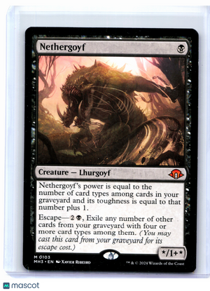 2024 Magic: The Gathering—Nethergoyf #0103 Modern Horizons 3—Mythic Nonfoil