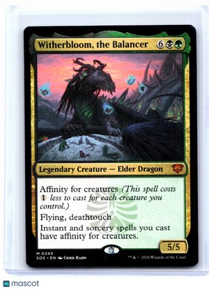 2026 Magic: The Gathering—Witherbloom, the Balancer #0245 SOS—Mythic Nonfoil