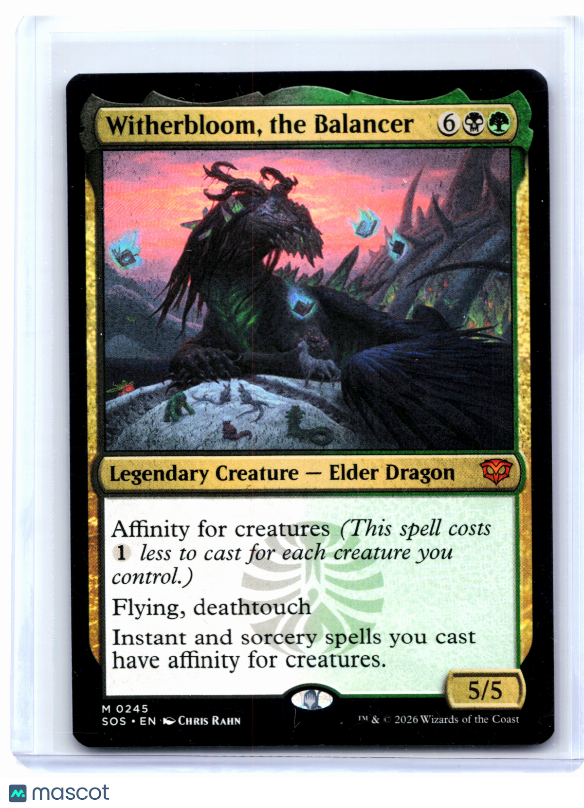 2026 Magic: The Gathering—Witherbloom, the Balancer #0245 SOS—Mythic Nonfoil