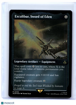 2024 Magic: TG—Excalibur, Sword of Eden #0256 Assassin's Creed—Rare Foil