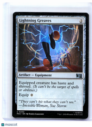 2026 Magic: The Gathering—Lightning Greaves #0202 MSC—Uncommon Nonfoil