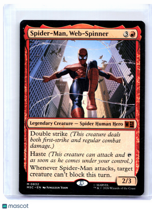 2026 Magic: The Gathering—Spider-Man, Web-Spinner #0832 MSC—Mythic Nonfoil