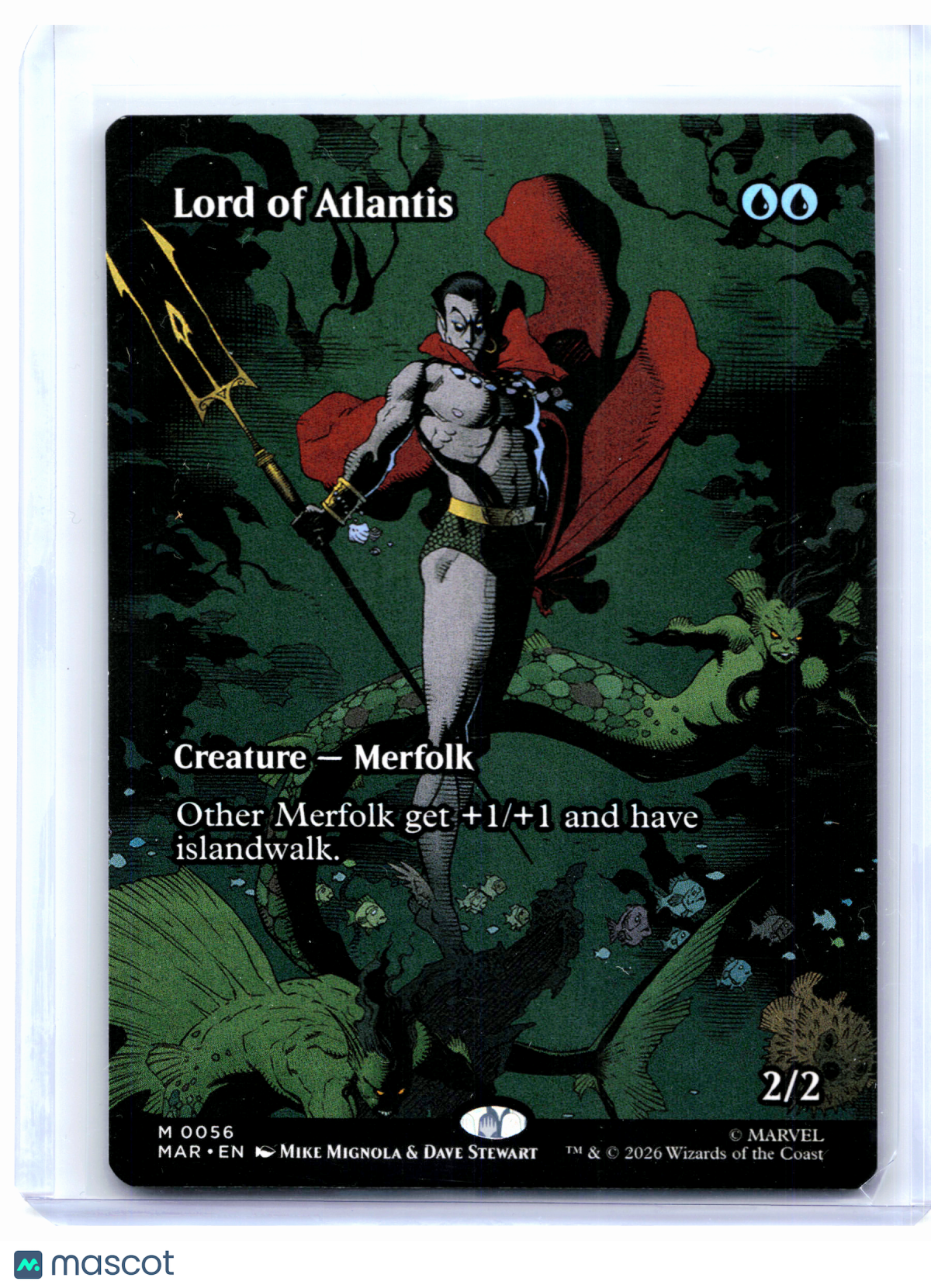2026 Magic: The Gathering—Lord of Atlantis (Borderless) #0056 MAR—Mythic Nonfoil