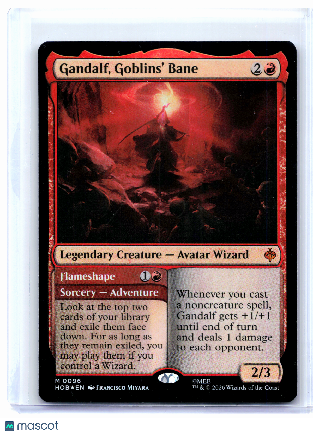 2026 Magic: The Gathering—Gandalf, Goblins' Bane #0096 The Hobbit—Mythic Foil