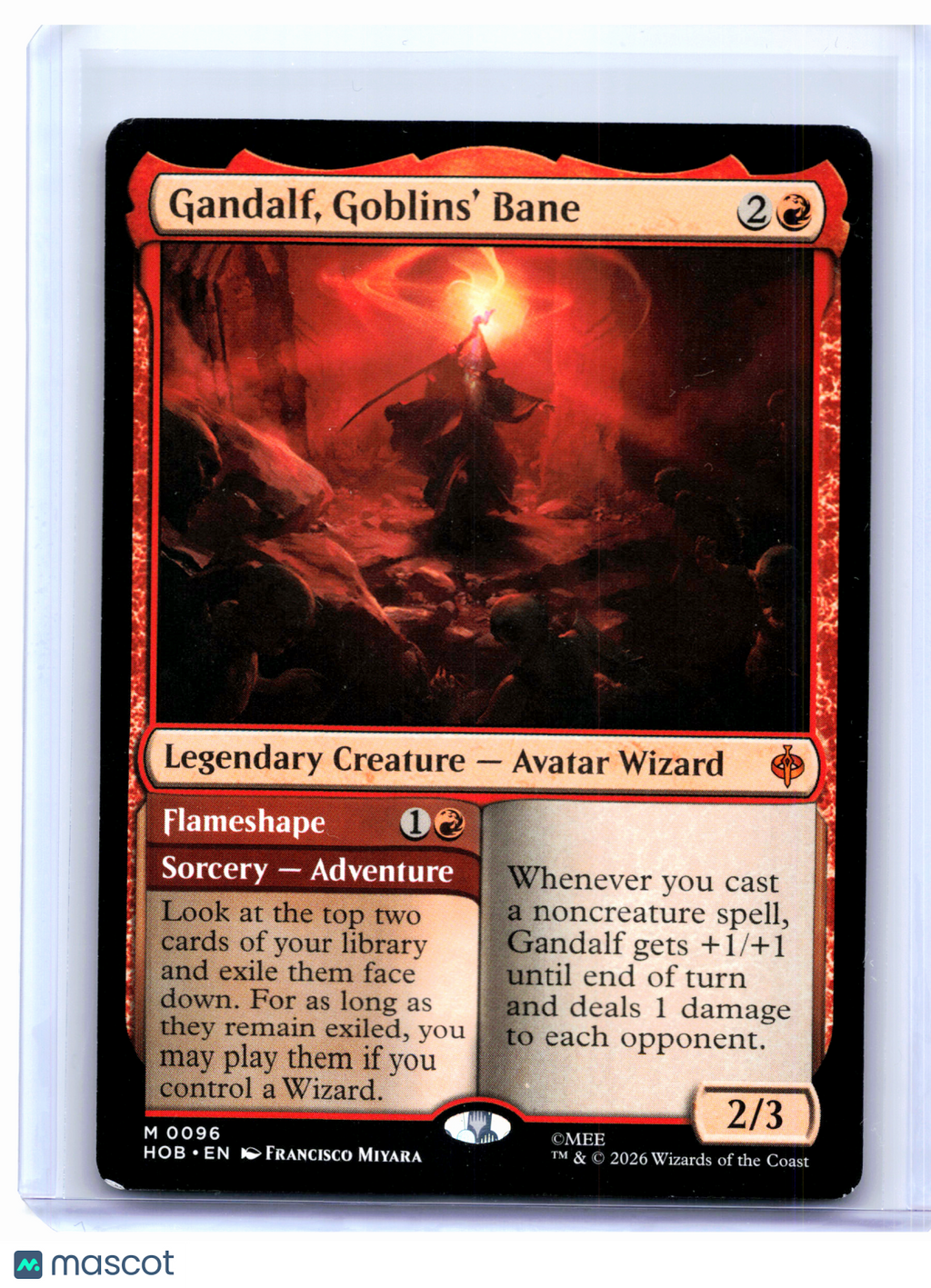 2026 Magic: The Gathering—Gandalf, Goblins' Bane #0096 The Hobbit—Mythic Nonfoil
