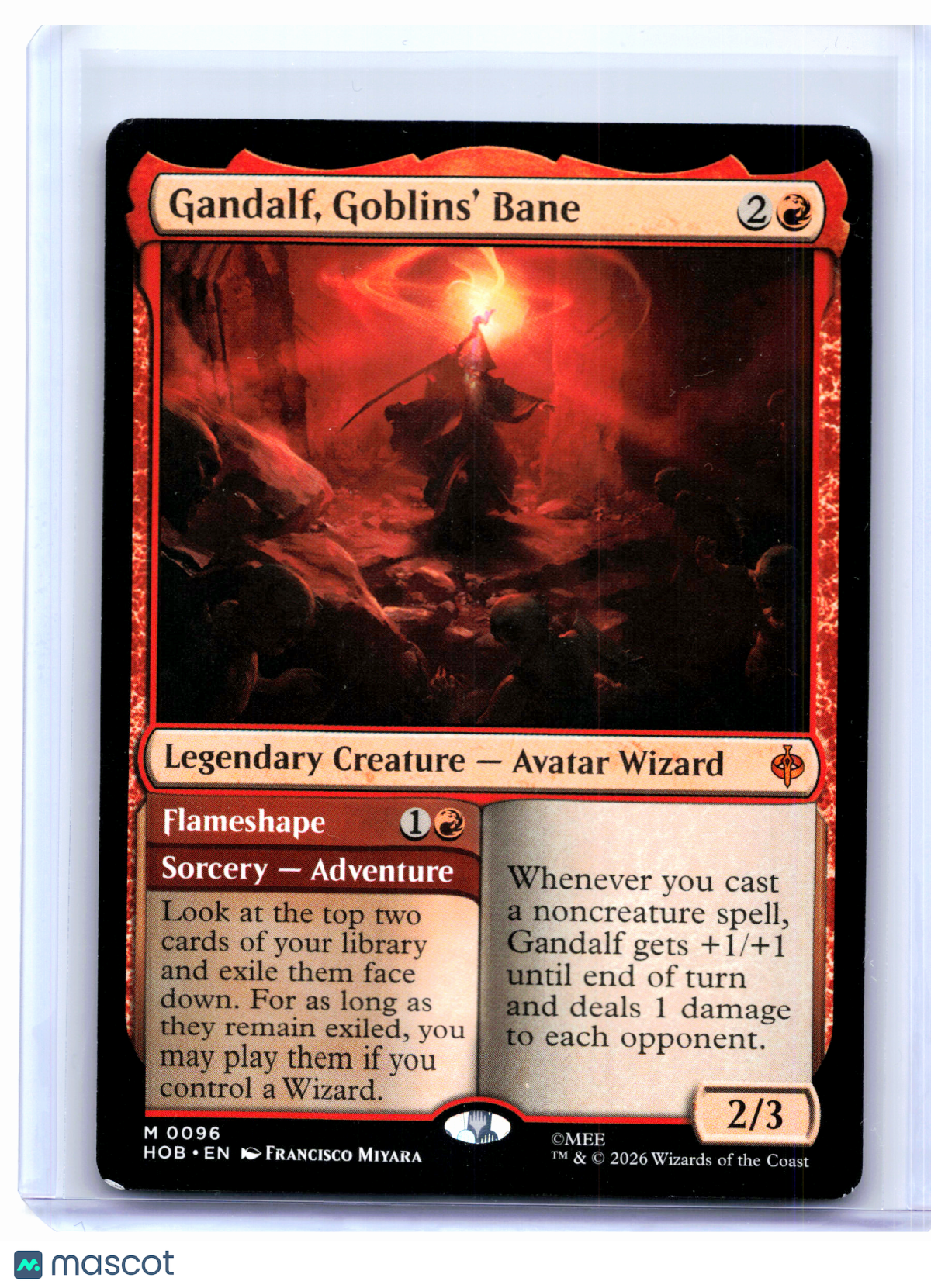 2026 Magic: The Gathering—Gandalf, Goblins' Bane #0096 The Hobbit—Mythic Nonfoil
