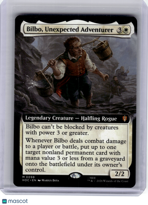 2026 MagicTG—Bilbo, Unexpected Adventurer (Extended Art) #98 HOC—Mythic Non-Foil