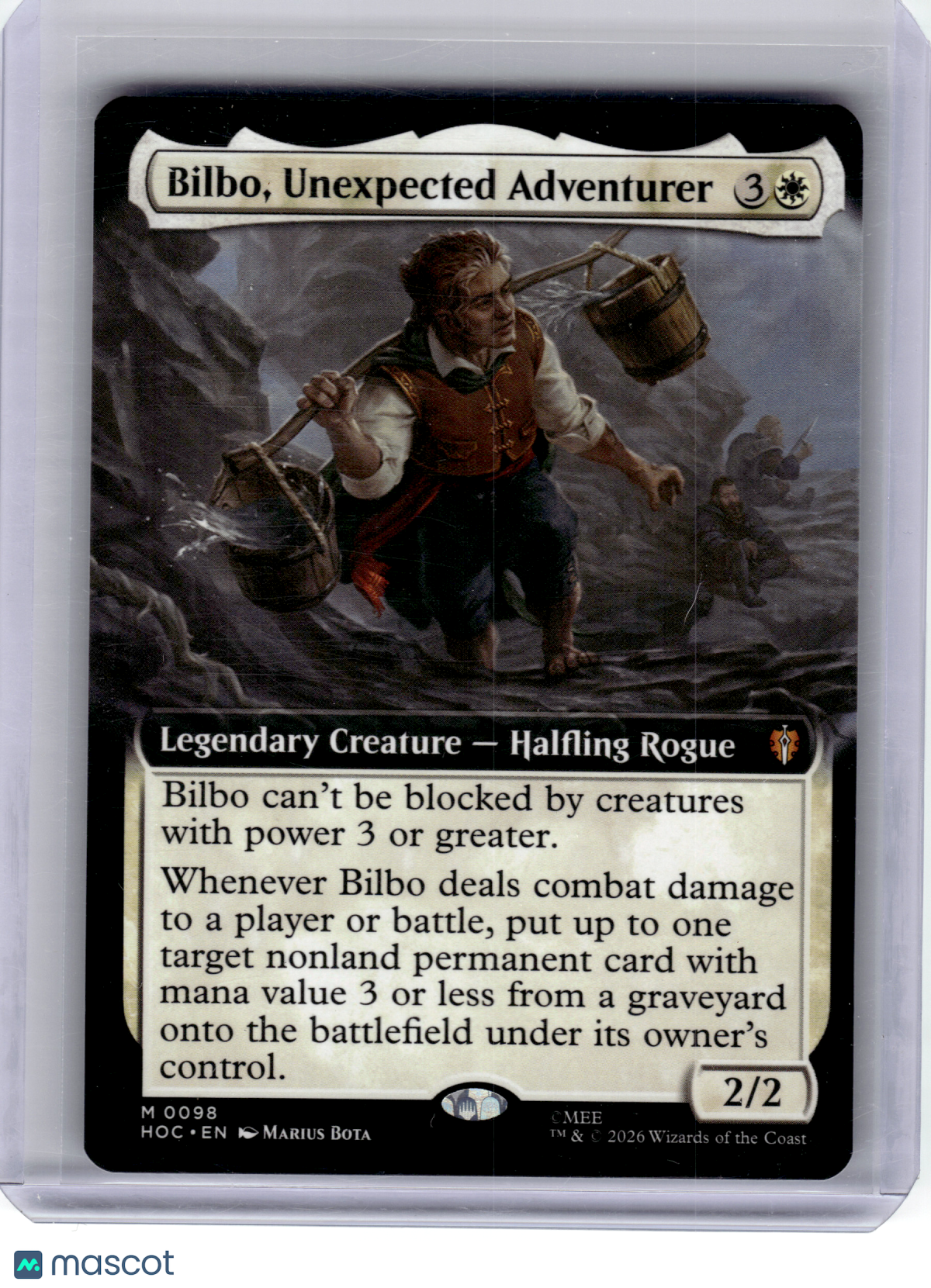 2026 MagicTG—Bilbo, Unexpected Adventurer (Extended Art) #98 HOC—Mythic Non-Foil