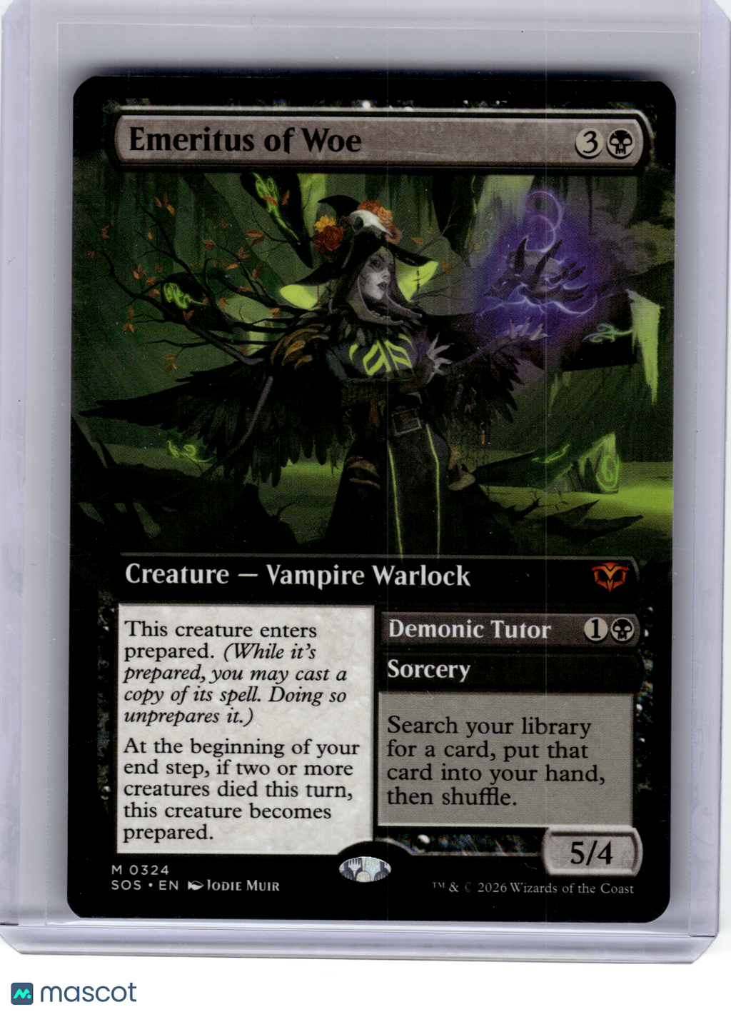 2026 Magic: The Gathering—Emeritus of Woe (Extended Art) 324 SOS—Mythic Non-Foil