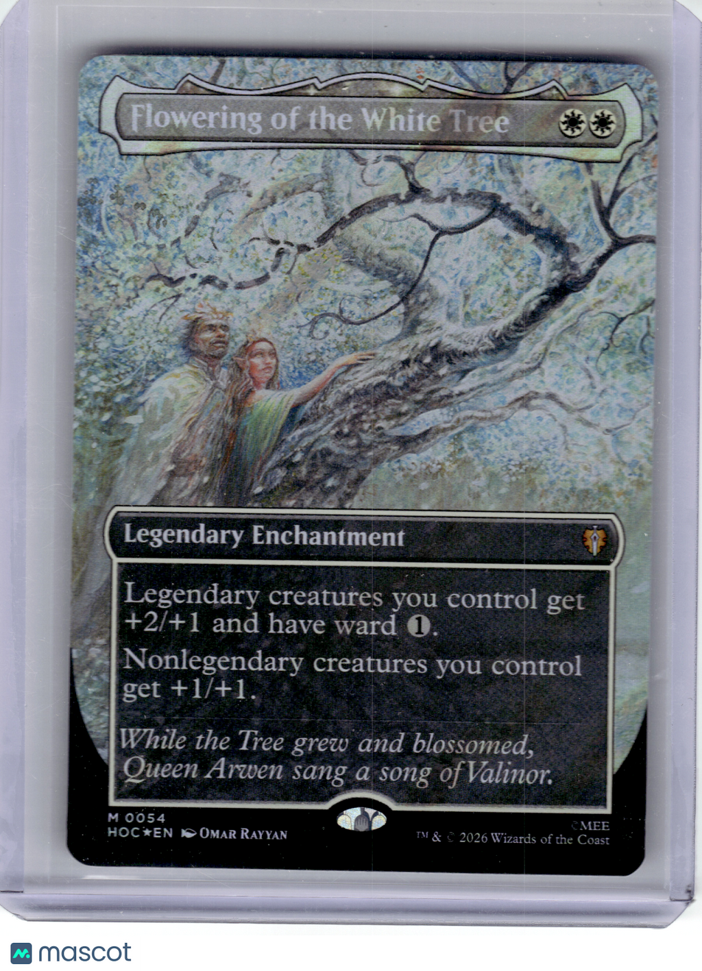 2026 MagicTG—Flowering of the White Tree (Borderless) #54 HOC—Mythic Surge Foil