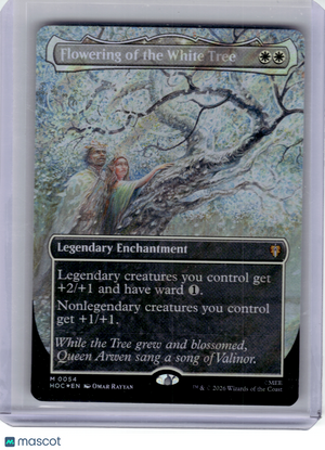 2026 MagicTG—Flowering of the White Tree (Borderless) #54 HOC—Mythic Surge Foil